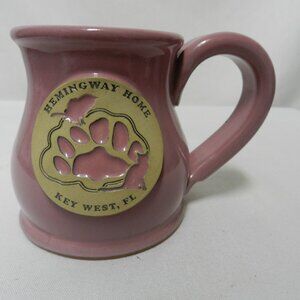Sunset Hill SHS pink Hemmingway Home Key West Florida Cup Mug 12 oz Potbelly NEW